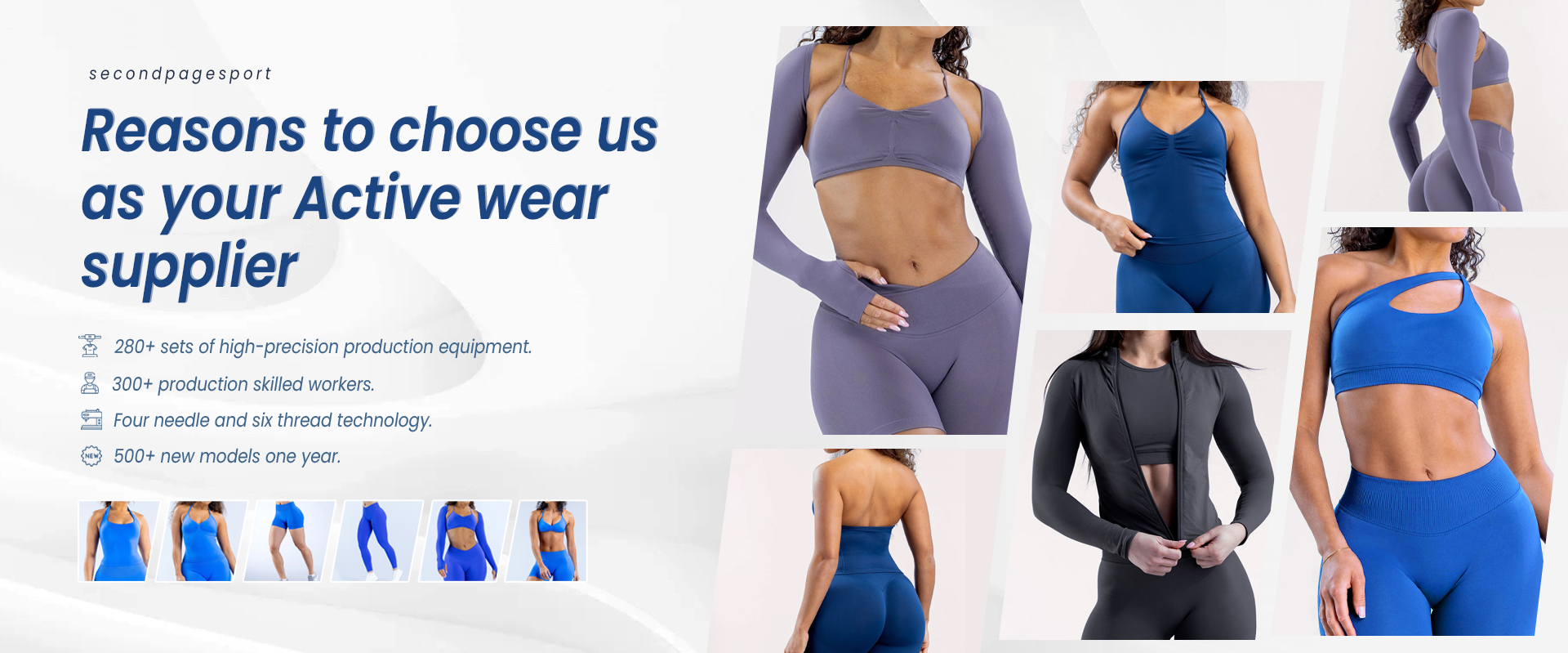 Seamless and inseam active/gym/yoga wear wholesale